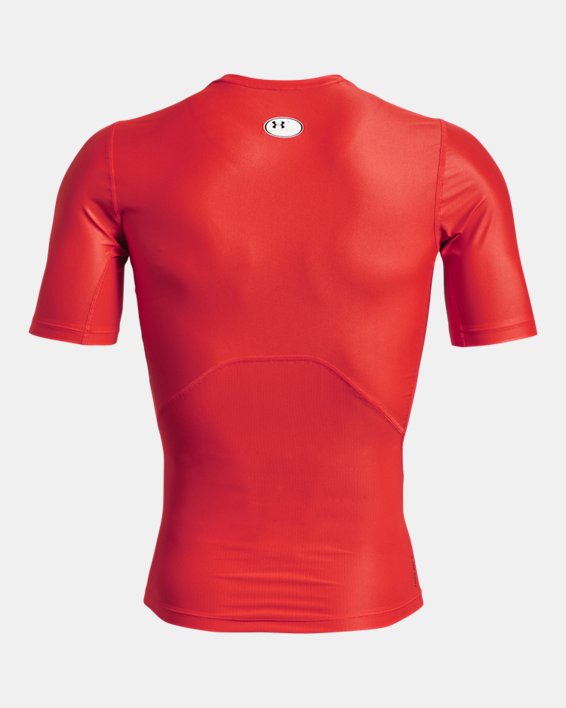 Men's UA Iso-Chill Compression Short Sleeve, Red, pdpMainDesktop image number 5